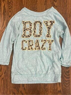 Y2K “Boy Crazy” Leopard Graphic Baby Tee | Jerry Leigh